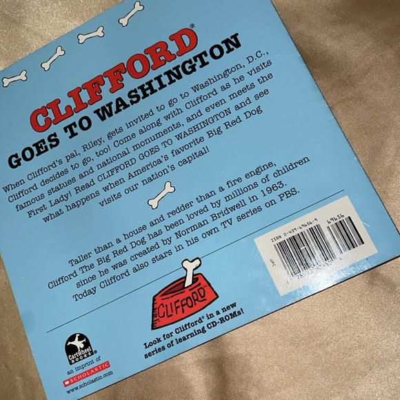 Clifford Goes To Washington Norman Bridwell Book NWOT - Picture 3 of 6